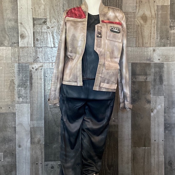 NWT! Disney Star Wars Finn cosplay boys large Halloween costume trick or treat - Picture 3 of 13